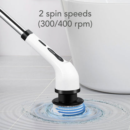 Electric Spin Scrubber - Wireless Electric Cleaning Brush with 9 Brush Heads(9 in 1)