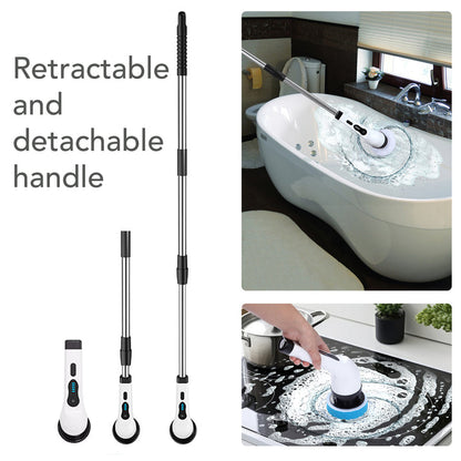 Electric Spin Scrubber - Wireless Electric Cleaning Brush with 9 Brush Heads(9 in 1)